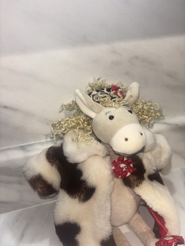 Jellycat fur coat luxe horse - jellycat,